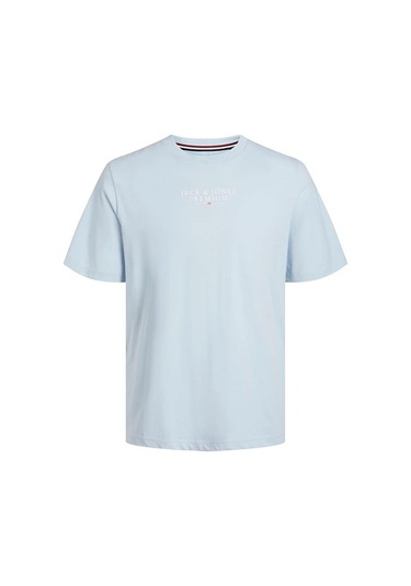 Jack&jones Erkek T-shirt Jprbluarchıe Ss Tee Crew Neck Noos 12217167-skyway Mavi