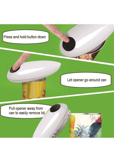 Konesam Çok Fonksiyonlu Elektrikli Kutu Açıcı, Farklı Boyutlardaki Şişeler Ve Konserveler İçin Ev Ve Bahçe Mutfak Aleti Kırmızı + 8 Harfli Renkli Kutuda Diğer