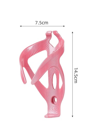 Suntek 2 Adet Bisiklet Su Şişesi Tutucu Braketi Evrensel Açık Pembe