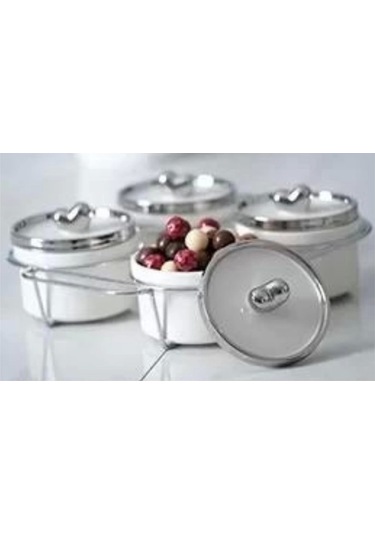 Acar Porj5235 Baharat Seti 4 Lü Beyaz