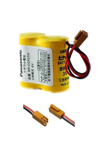 Panasonic 2s1p Br-ccf2th - 6v Lithium Pil - Kablo - Konnektör