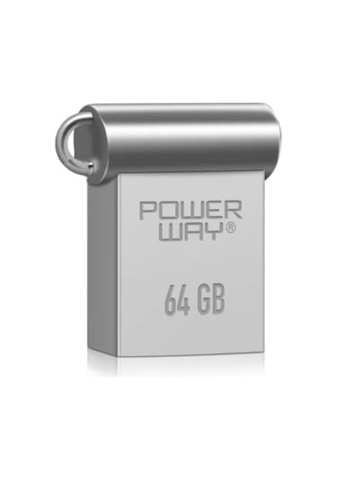 Powerway 64gb Usb 3.0 Metal Mini Flash Bellek