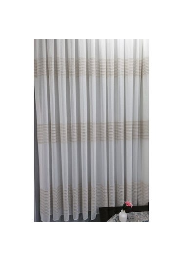 Livoras Home Dantel Julia Tül Perde beyaz