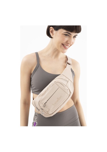 Unıted Colors Of Benetton Kadın Bel Çantası Bnt 1572 Ten