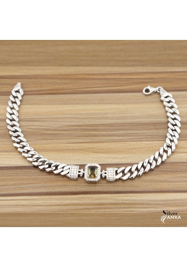 925 Ayar Gümüş Zultanıt Baget Gurmet Bileklik