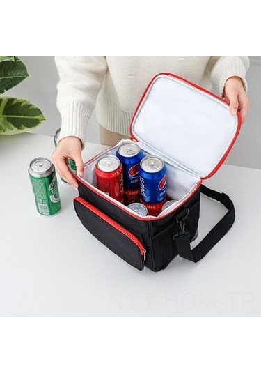 Suofeng Outdoor Aktivite İçin Dayanıklı Oxford Kumaş Isı Saklama Çanta, Öğrenci Bento Çantası, Piknik Ve Seyahat İçin El/omuz Çantası Çok Renkli