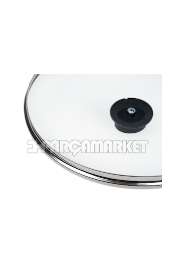 Tüm Tencerelere Uygun Kaliteli Cam Kapak 24 Cm