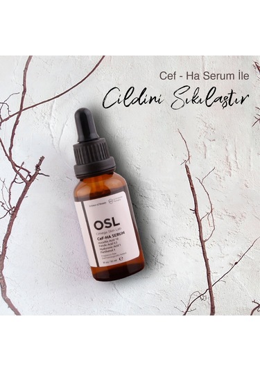 OSL Omega Skin Lab Yaşlanma Karşıtı Ve Cilt Aydınlatıcı Cef-ha Serum 30 ML