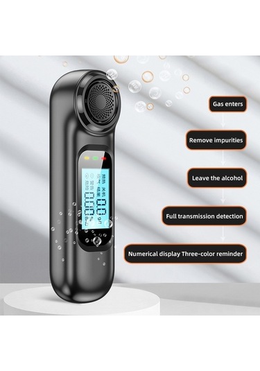 Pazly Yüksek Usb Üfleme Test Temassız Sürüş Şarj Sarhoş Nefes Lcd Konsantrasyon Hassasiyetli Ekran Dedektörü Cihazı Breathalyzer Am01 Alkol Uu