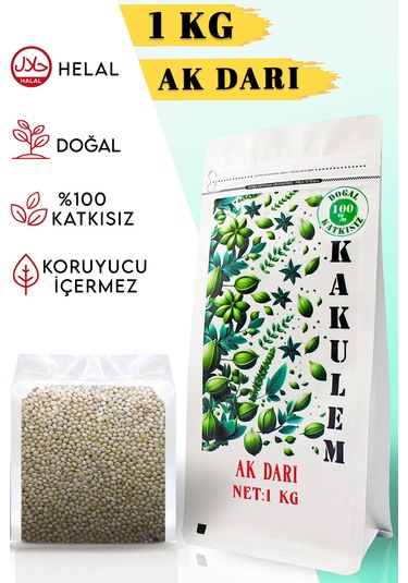 Kakulem Sertifikalı Muhabbet Kuşu Papağan Yemi Ak Darı 1 Kg