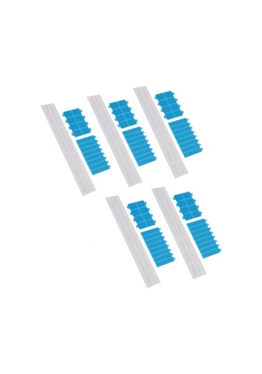 Lemestar Bilgisayar Ve Dizüstü İçin Gizlilik Ekranı Değişim Seti - Plastik Kaydırmalı Tutucular, 5 Adet Yapıştırıcı Şerit Ve 10 Adet Etiket