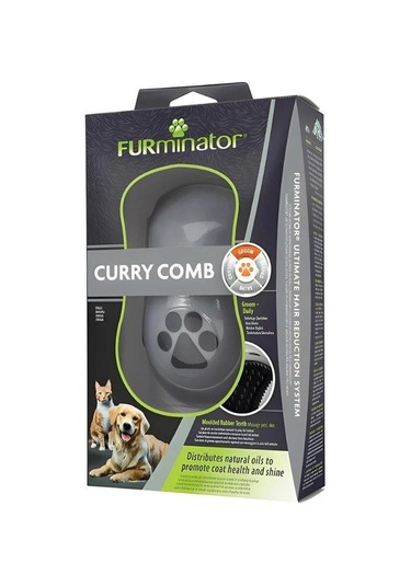 Furminatör Curry Kedi Köpek Masaj Ve Yıkama Fırçası