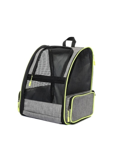 Brave Paws Sp Kedi Köpek Çantası Yıkanabilir Ve Hava Alan Piramit Model Gri