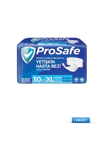 Prosafe Belbantlı Yetişkin Hasta Bezi Xlarge 30'lu XL