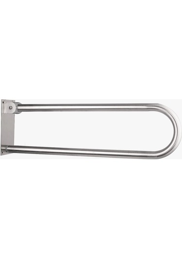 Yaşlı Hasta Engelli Paslanmaz Hareketli Mafsallı Wc Yanı Klozet Tutunma Barı Gri