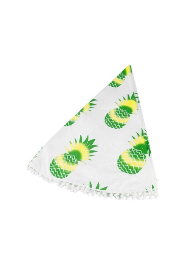 Suntek Plaj Yuvarlak Goblen Bohem Hippi Ananas Roundie Yoga