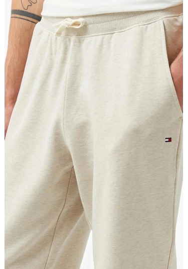 Tommy Hilfiger Essentıal Terry Sweatpant Erkek Ekru Eşofman Altı Mw0mw37236hgf Ekru