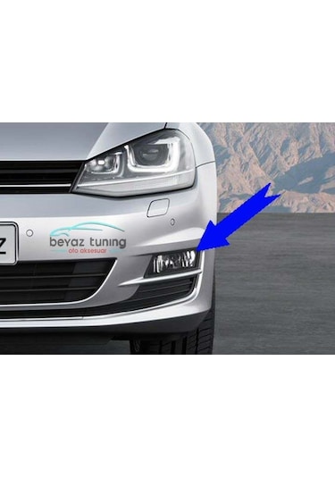 Volkswagen Golf 7 Sis Farı Lambası Çerçeveli Set Oem