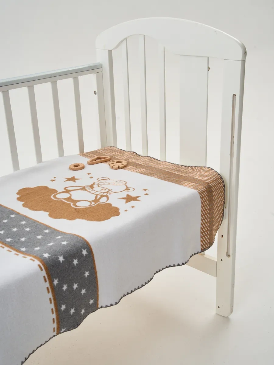 Os' Mınozka Çocuklar İçin Pamuklu Battaniye 218081192 Kahverengi