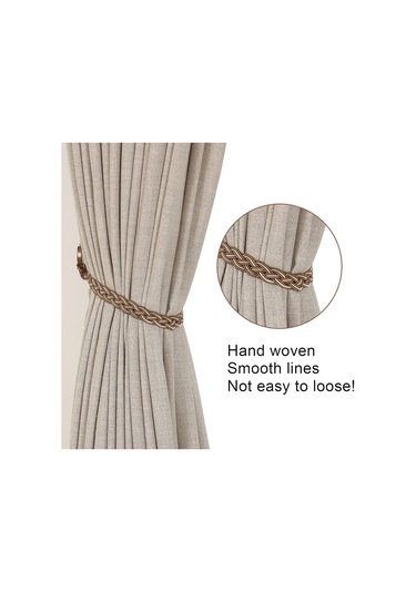 Yenilikçi Etnik Stil Çin Düğümü Perde Askısı Hassas El Dokuma Perde Askısı Kahverengi Diğer