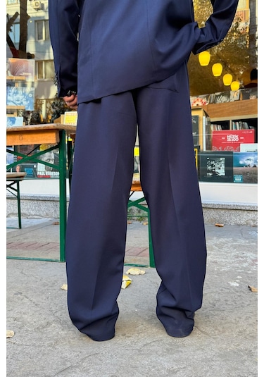 Flaw Oversize Takım Elbise Lacivert-28405 Lacivert