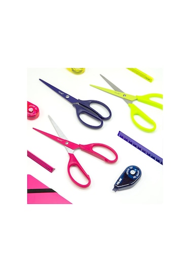 Mılan Bwm10425y Acıd Ofis Tipi Makas - Sarı - 17cm