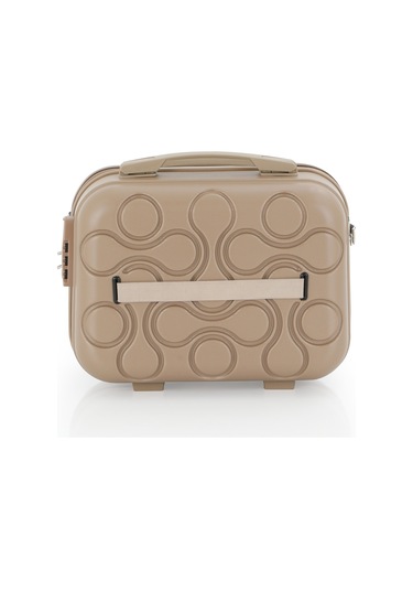 Mçs Polipropilen 3lü Valiz Seti Büyük & Kabin & Makyaj V376 S23sy1000053-set 00026 Şampanya