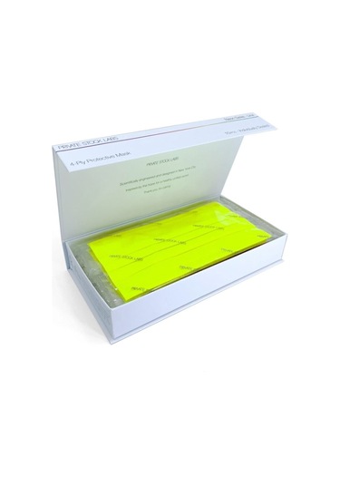 Private Stock Labs 4 Katlı Koruyucu Maske Neon Yeşili 10'lu