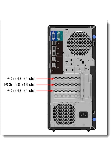 Lenovo St50 V3 7df3a00yea Xeon E-2434-32gb Ddr5 Udımm-2x960gb Ssd 4u Tower Sunucu