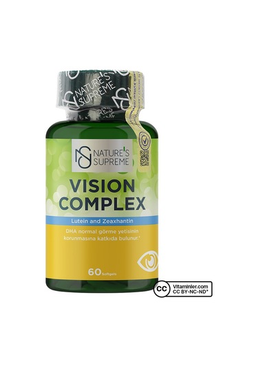 Natures Supreme Vision Complex 60 Kapsül Aromasız