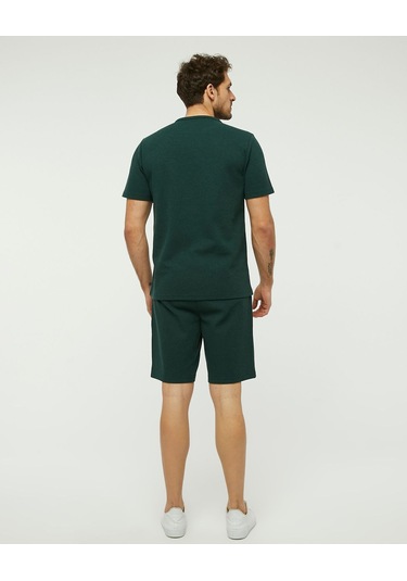 Bella Dossi Waffle Kumaş Şortlu Takım Yeşil
