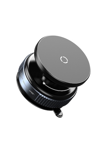 Kilifone - Telefon Tutucu K009 Vakum Özellikli Magnetik Telefon Tutucu - Siyah - T36774 Siyah