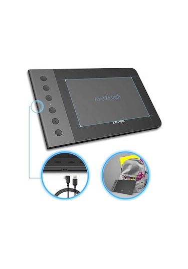 Xp-Pen Star G640 6 x 4" Grafik Tablet