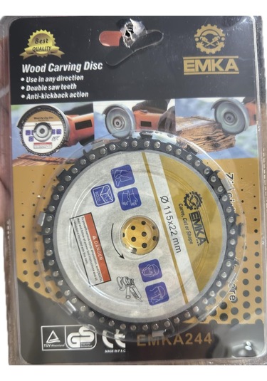 Emka Ahşap Oyma Diski Zincirli Testere 115 X 22