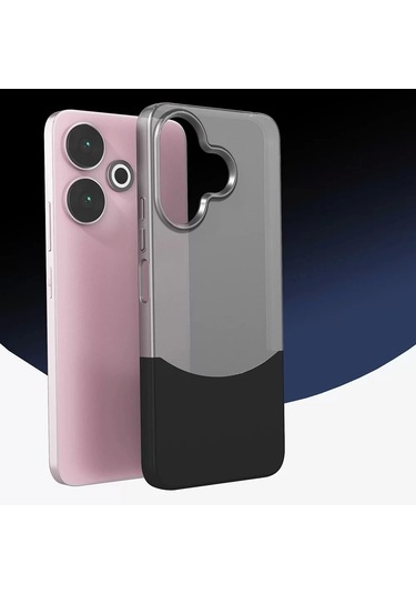 Xiaomi Redmi 13 4g Kılıf Magsafe Şarj Kartlıklı Mıknatıslı Duble 1.7mm Kapak Kart Bölmeli Lacivert S