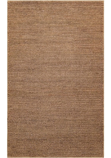 Choti Brown Flatweave Natural Jüt İle Üretilen El Dokuma Hasır Halı