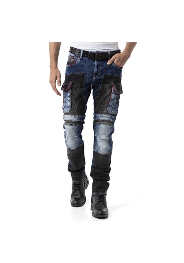 Cd891 Steel Flow Street Fit Men Jeans Blue