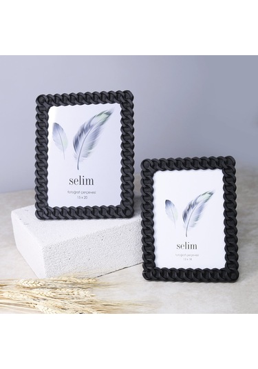 Selim 13 x 18 CM Florence Çerçeve Siyah