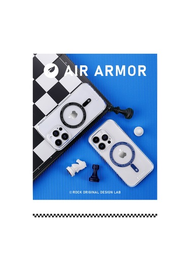 Rock Space İphone Uyumlu 15 Kılıf Magsafe Inshare Serisi Buzlu Şeffaf