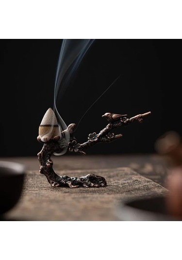 Dofolink Meditasyon Ve Yoga İçin Zen Akışlı Kuruşluk Tutucu, Erken Bahar Dal Deseni, Tekli Paket