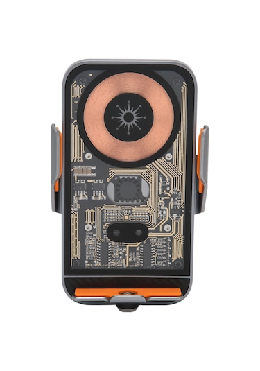 Tenfowee 15w Camlı Araç Kablosuz Şarj Cihazı, Otomatik Klem, 360 Döner, 200mah Batarya, 3 Adaptör 4.7-7 İnç Telefonlar