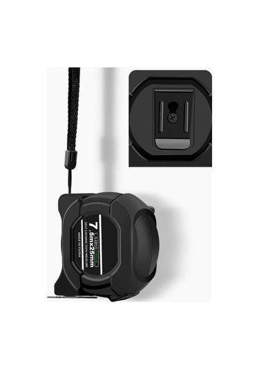 5mx25mm-otomatik Kilitlemeli Taşınabilir Mezura Kullanımı Kolay Mezura Farklı Uygulamalar İçin Doğru Ölçümler