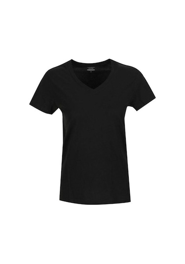 Lumberjack Ct132 Basic Modal V Neck Kadın Kısa Kollu Tişört