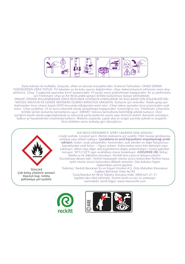 Air Wick Freshmatic Oda Kokusu Lavanta Yedek 250 ML