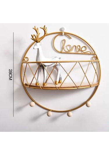 Suntek Demir Yüzer Raflar Mutfak Banyo Duvara Monte 28x28x9.5cm