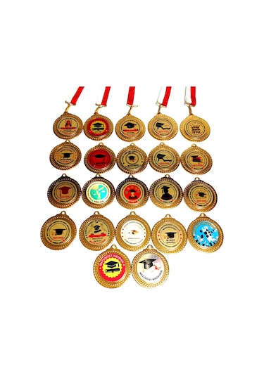 Kişiye Özel 30'Lu Madalya Okul-Mezuniyet-Turnuva-Başarı Madalyası