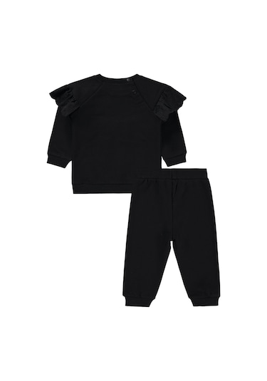 Civil Baby Kız Bebek Takım 6-18 Ay Siyah Siyah