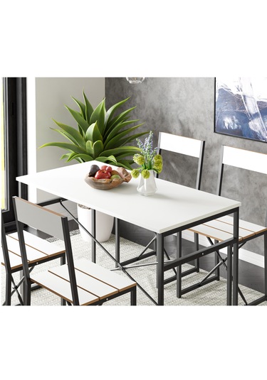 Mutfak Masası Yemek Masası Salon Masası 4 Kişilik 120x60 Masa Bey