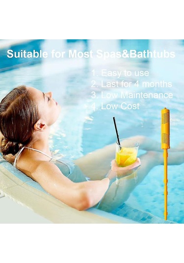 Konesam Sarı Spa Mineral Çubuğu: Jacuzzi, Havuz Ve Su Tesisleri İçin Kolay Kurulumlu Su Temizleme Filtre Parçası