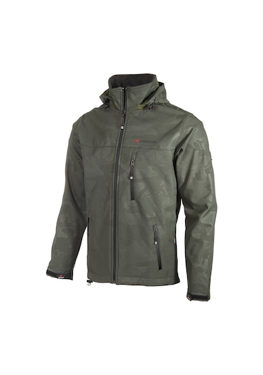 Cresta Outdoor Kapüşonlu Su Geçirmez Erkek Softshell Ceket
